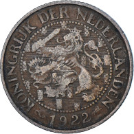 Monnaie, Pays-Bas, Cent, 1922 - 1 Centavos