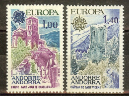 ANDORRE FRANCAIS N°261/262** (europa 1977) - COTE 22.00 € - 1977