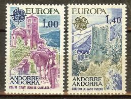 ANDORRE FRANCAIS N°261/262* (europa 1977) - COTE 22.00 € - 1977