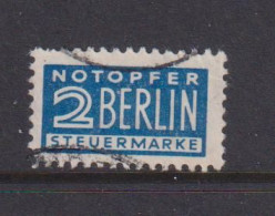GERMANY (BRITISH AMERICAN ZONE)  -  1948 Aid For Berlin Obligatory Tax 2pf Used As Scan - Afgestempeld