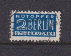 GERMANY (BRITISH AMERICAN ZONE)  -  1948 Aid For Berlin Obligatory Tax 2pf Used As Scan - Oblitérés