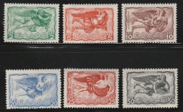 Greece 1942 Winds Part A Air Set MNH - Unused Stamps