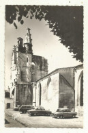 Cp,automobiles, 17, ILE DE RE,  SAINT MARTIN, L'église, Vierge, Ed. Gaby, 2 Scans - PKW