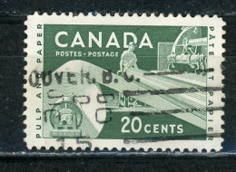 CANADA - INDUSTRIE DU PAPIER - N° Yvert 289 Obli. - Used Stamps