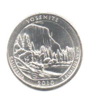2010 - Stati Uniti 25 Cents - Quarter Yosemite   P     ------ - 2010-...: National Parks
