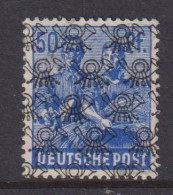 GERMANY (BRITISH AMERICAN ZONE)  -  1948 Currency Reform Opt Multiple Posthorns 50pf Used As Scan - Gebraucht