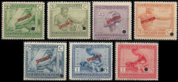 SPECIMEN** - Série De 7 Valeurs Complète - Métiers & Industries Indigènes / Inheemse Ambachten En Nijverheden - Vloors - Unused Stamps