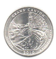 2010 - Stati Uniti 25 Cents - Quarter Grand Canyon   D     ------ - 2010-...: National Parks