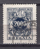 R3899 - POLOGNE POLAND TAXE Yv N°50 - Impuestos