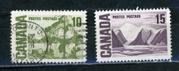CANADA - TABLEAUX - N° Yvert 384+385 Obli. - Used Stamps