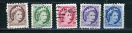 CANADA - ELISABETH II - N° Yvert 267+268+269+270+271 Obli. - Used Stamps