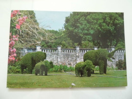 Cartolina Viaggiata "ELEPHANTS - BANG PA IN SUMMER PALACE Near AYUDHYA" 1986 - Thaïlande