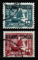 Kouang Tcheou  - 1937 - Tb Indochine Surch  -  N° 97/98  - Oblit - Used - Used Stamps