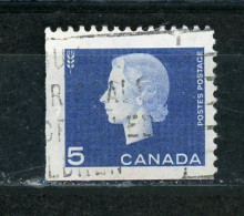 CANADA - ELISABETH II  - N° Yvert 332 Obli.  Dent Sur 2 Cotés - Usati