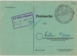 Postsache 14b Aulendorf 1956 Treppengiebel Kneipp Kurort Kurarzt Strandbad - Médecine