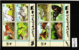 IMGJ/72 VEREINTE NATIONEN NEW YORK 1999/00 Michl  815/18 + 831/34  VIERERBLÖCKE  ** Postfrisch SIEHE ABBILDUNG - Unused Stamps