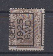 BELGIË - PREO - Nr 111 A  Type III (KANTDRUK) - GENT 1925 GAND - (*) - Tipo 1922-26 (Alberto I)