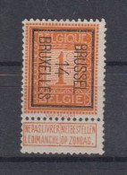 BELGIË - PREO - 1914 - Nr 45 B - BRUSSEL "14" BRUXELLES - (*) - Typo Precancels 1912-14 (Lion)