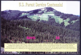 Nevis 2006 MNH MS, Klamath National Forest, California, Landscapes, Mountains - Natur