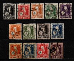 Indochine  - 1922 - Tb Taxe 31 à 43  - Oblit - Used - Timbres-taxe