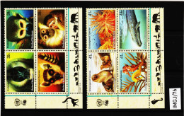 IMGJ/76 VEREINTE NATIONEN NEW YORK 2007/08 Michl  1045/48 + 1079/82  VIERERBLÖCKE  ** Postfrisch SIEHE ABBILDUNG - Unused Stamps