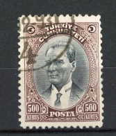 TUR 1930  Yv. N° 771  (o) 500k  Avec Tréma Sur Le Premier U   Cote 27,5 Euro BE  2 Scans - Usados