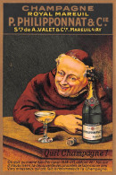 MAREUIL-sur-AY (Marne) - Champagne P. Philipponnat & Cie - Moine Dom Pérignon - Ecrit (2 Scans) - Mareuil-sur-Ay