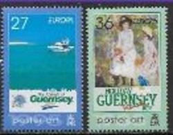 Guernesey 2003 N° 977/978 Neufs Europa Art De L'affiche - 2003