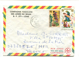 République Togolaise -  Affranchissement Sur Lettre Par Avion - Religion / Tracteur / Manioc - Togo (1960-...)