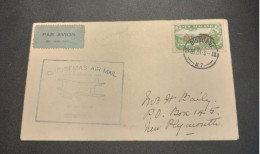 1931-24 Dec Special Christmas Survey Flights Cat 66c Gisborne-New Plymouth - Covers & Documents