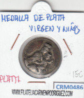 CRM0486 MEDALLA DE PLATA VIRGEN Y NIÑO PLATA MC - Altri & Non Classificati