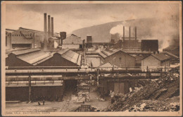 Engineering Shops, Ebbw Vale, Monmouthshire, 1944 - Photochrom Postcard - Monmouthshire