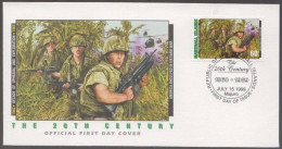 America Engulfed In Vietnam War / Cold War Military Conflict, Army, Armed Forces, Helicopter, History, Marshall FDC - Hélicoptères