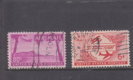 U S A -  O/ FINE CANCELLED - AIRMAIL - 1952/1953 - HONOLULU, 50 YEARS AVIATION    Mi. 626, 640 - 2a. 1941-1960 Afgestempeld