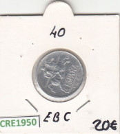 CRE1950 MONEDA ESPAÑA 5 CENTIMOS 1940 EBC - 5 Centiemen