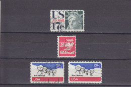 U S A -  O/ FINE CANCELLED - AIRMAIL - 1971/1973/1974 - STATUE OF LIBERTY, AIRMAIL LETTER, MEMORIAL,  Mi. 1044,1125,1128 - 3a. 1961-… Usati