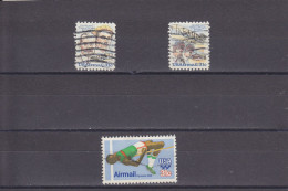 U S A -  O/ FINE CANCELLED - AIRMAIL - 1978/1979 - WRIGHT BROTHERS, MOSCOW OLYMPICS - Mi. 1362/1363, 1405 - 3a. 1961-… Used