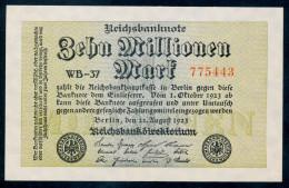 P106b Ro105c DEU-118e. 10 Million Mark 1923 UNC / NEUF - 10 Mio. Mark