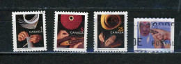 CANADA - MÉTIERS  - N° Yvert 1650+1654+1657+1910 Obli. - Gebruikt