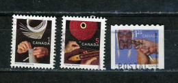 CANADA - MÉTIERS  - N° Yvert 1650+1654+1910 Obli. - Used Stamps
