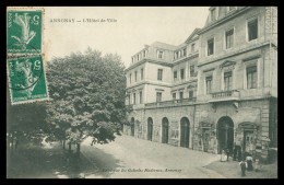 * ANNONAY - Hôtel De Ville - Animée - Edit. Galeries Modernes - 1909 - Annonay