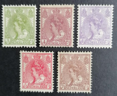 Nederland/Netherlands - Nrs. 57 T/m 61 (postfris Met Plakker) - Unused Stamps