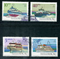 MACAO 558-561 Canc. - Schiffe, Ships, Bateaux - MACAU - Usati