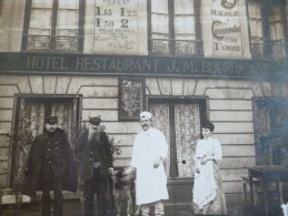 Carte Photo Hotel Restaurant J.M.Bourricand Surement Meximieux Ain Cachet à Date Au Dos - Unclassified