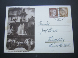 1943 , 3 Pfg. Privatganzsache Aus Illmenau  Verschickt, Mit Tagesstempel Recht Selten, Rs. Viel Text - Private Postal Stationery