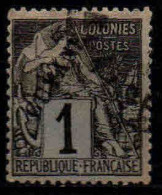 Guyane   -1892 - Type Alphée Dubois Surch  - N° 16  - Oblit - Used - Oblitérés