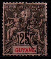 Guyane - 1892 - Type  Sage   - N° 37  - Oblit - Used - Oblitérés