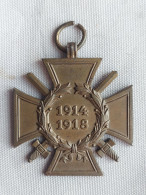 Ancienne Médaille D'honneur Ww1 Combattants 1914-1918 - 1939-45