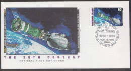 APOLLO-SOYUZ Link Up, First Joint Space Flight Between US And USSR, Satellite, Earth, Astronomy, Marshall FDC - Oceanía