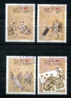 MACAO 624-627 Canc. - Traditionelle Spiele, Traditional Games, Jeux Traditionnels - MACAU - Used Stamps